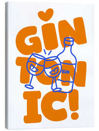 Leinwandbild Gin Tonic