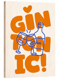 Holzbild Gin Tonic