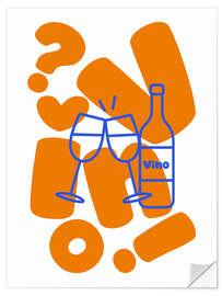 Sticker mural Vino! - HDMI2K