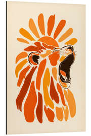 Alubild Brüllender Löwe - Peter Roder