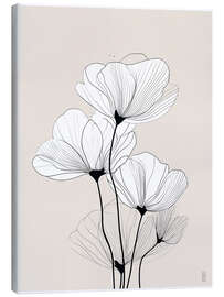 Leinwandbild Minimale Blütenblätter