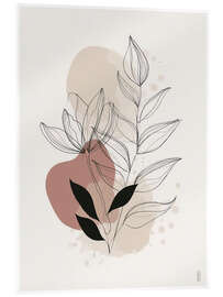 Acrylglasbild Abstrakte Blüte