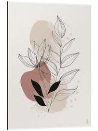 Magnettafel Abstrakte Blüte