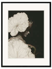 Gerahmter Kunstdruck Botanische Muse