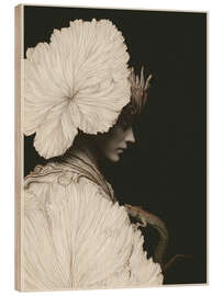 Holzbild Botanische Muse