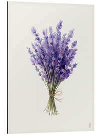 Alubild Lavendelstrauß - artill