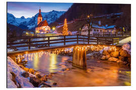 Aluminiumsbilde Winter in Ramsau, Bavaria - Martin Wasilewski