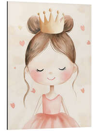 Alubild Ballerina Rosa Krone - Creative Studio