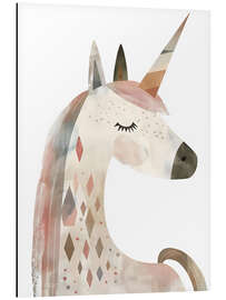 Alubild Einhorn mit Formen
