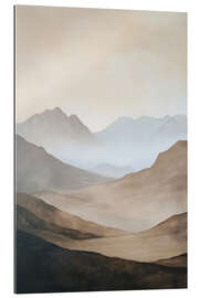Gallery Print Nebelige Berge