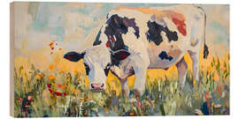 Holzbild Milchkuh - Creative Studio