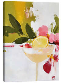 Leinwandbild Rote und rosa Zitronen I