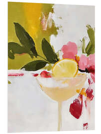 Hartschaumbild Rote und rosa Zitronen I