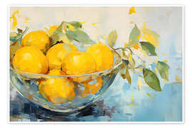 Poster Zitronenschale