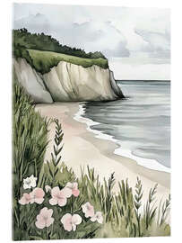 Acrylglasbild Küstenruhe I