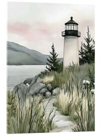 Acrylglasbild Küstenruhe II