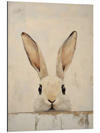 Magnettafel Guckender Hase