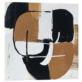 Acrylglasbild Erdige Farbtöne IV - PetalsPrintsDesign