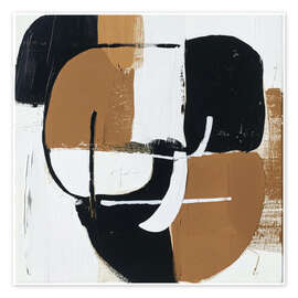 Wandbild Erdige Farbtöne IV - PetalsPrintsDesign