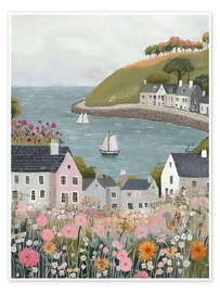 Wandbild Segelboote im Frühling - Willow Studio