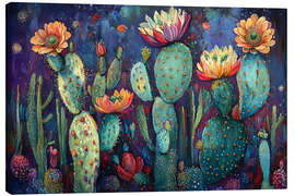 Leinwandbild Kaktusgarten - Creative Studio