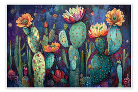 Wandbild Kaktusgarten - Creative Studio