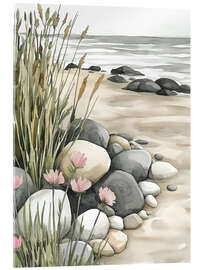Acrylglasbild Küstenruhe I