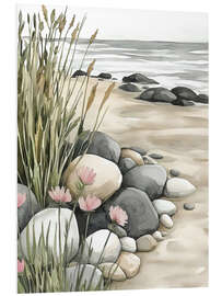 Hartschaumbild Küstenruhe I