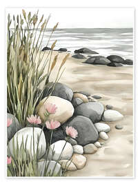Poster Küstenruhe I