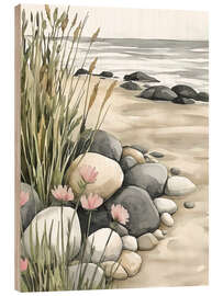 Holzbild Küstenruhe I