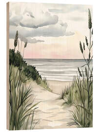 Holzbild Küstenruhe II