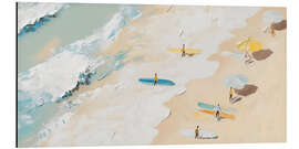 Alubild Strand Surfen