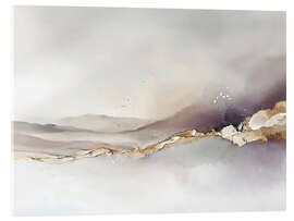 Acrylglasbild Misty Mauve Horizons IV