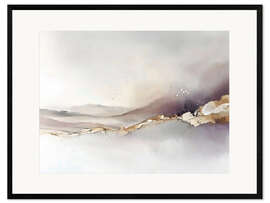 Gerahmter Kunstdruck Misty Mauve Horizons IV