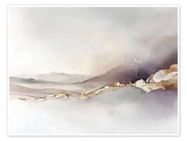 Wandbild Misty Mauve Horizons IV - Willow Studio