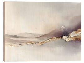 Holzbild Misty Mauve Horizons IV