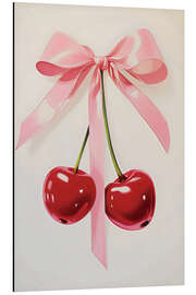 Magnettafel Mit einer rosa Schleife gebunden