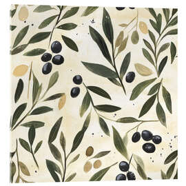 Acrylglasbild Oliventräume