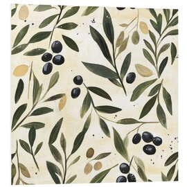 Hartschaumbild Oliventräume