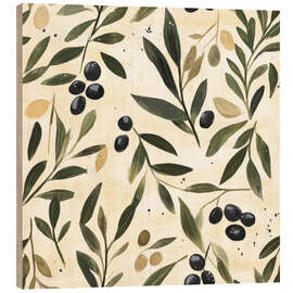 Holzbild Oliventräume
