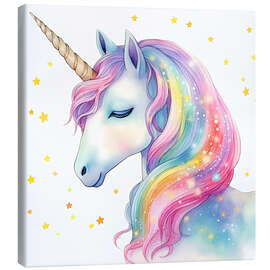 Leinwandbild Regenbogenmähne