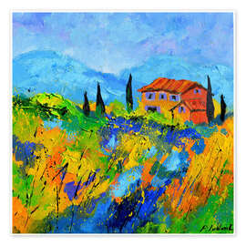 Poster Sommer in der Provence