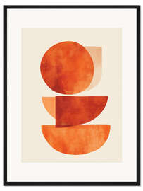 Gerahmter Kunstdruck Desert Shapes I