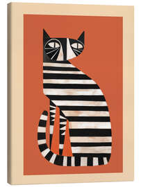 Leinwandbild Die gestreifte Katze I