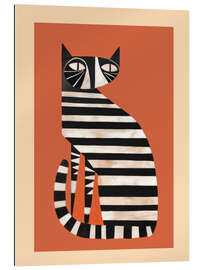 Gallery Print Die gestreifte Katze I