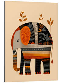 Alubild Der Herbstelefant - Branka Kodžoman