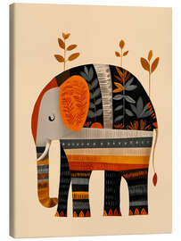 Leinwandbild Der Herbstelefant - Branka Kodžoman