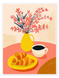 Poster Sonniges Dopamin Frühstück