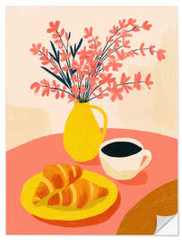 Wandsticker Sonniges Dopamin Frühstück