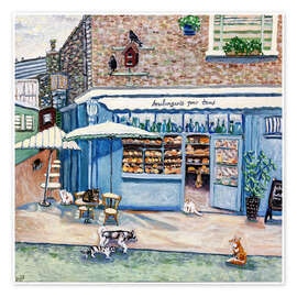 Wandbild Freedom Bakery - Deborah Eve Alastra